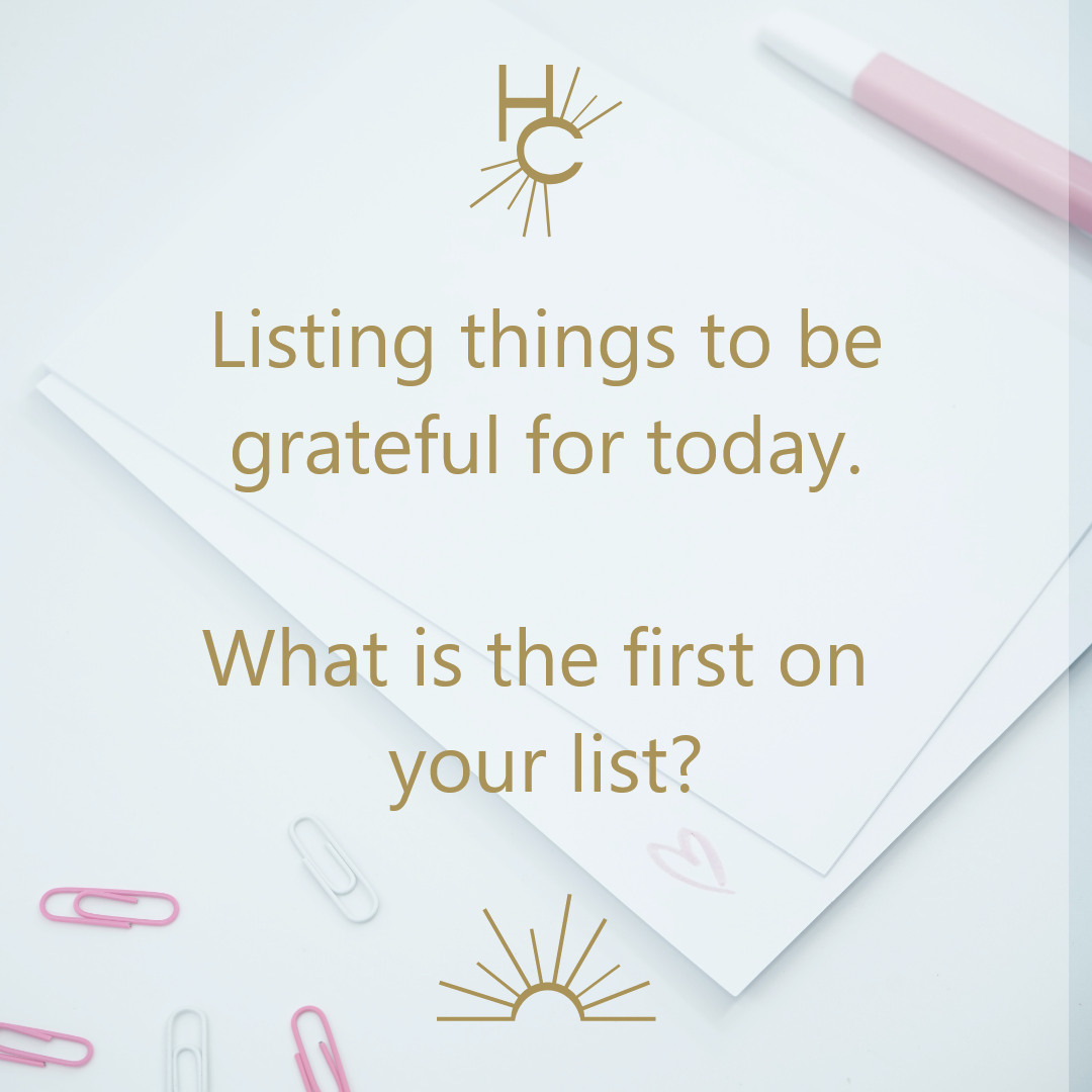 list for grateful